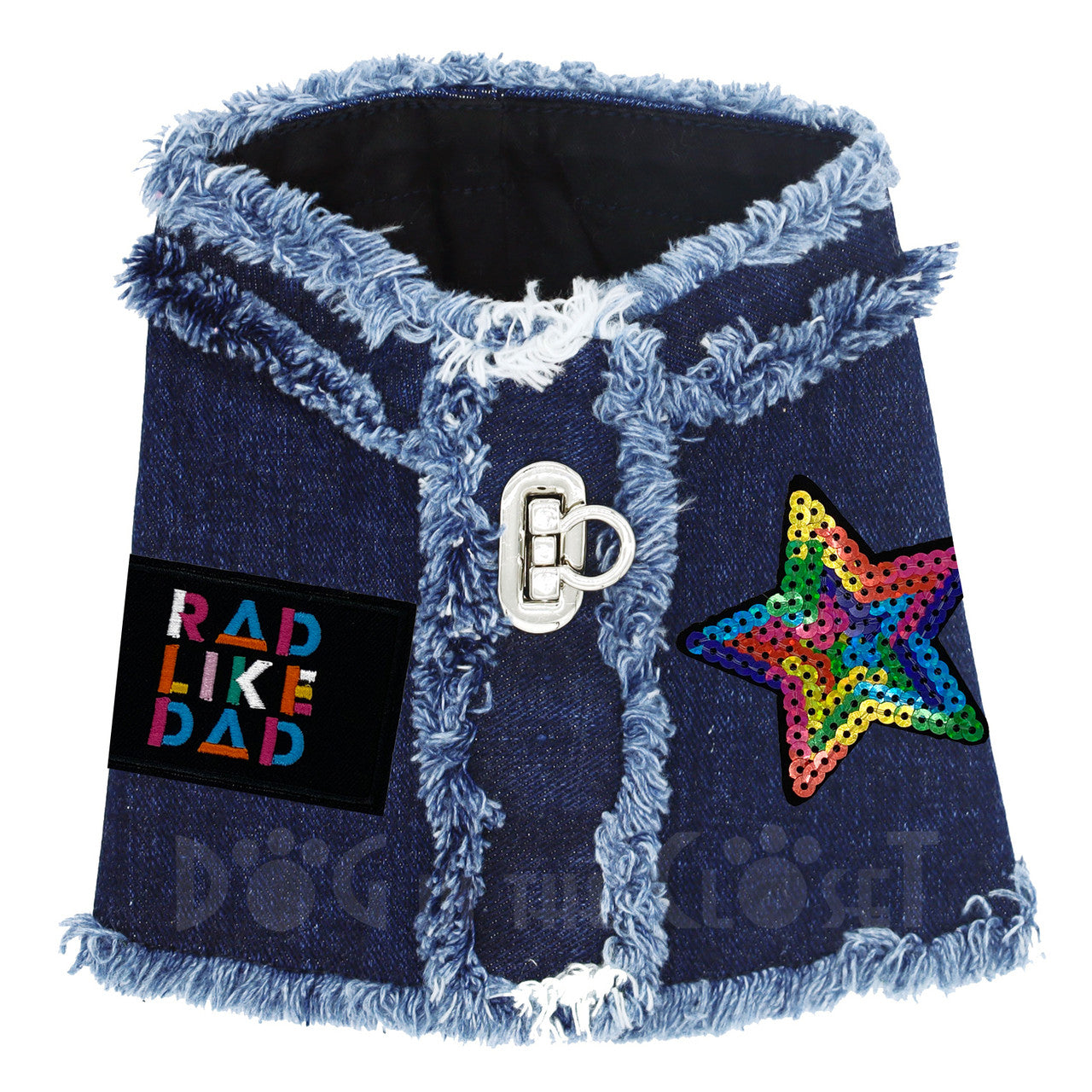 Rad Like Dad Denim Harness Vest