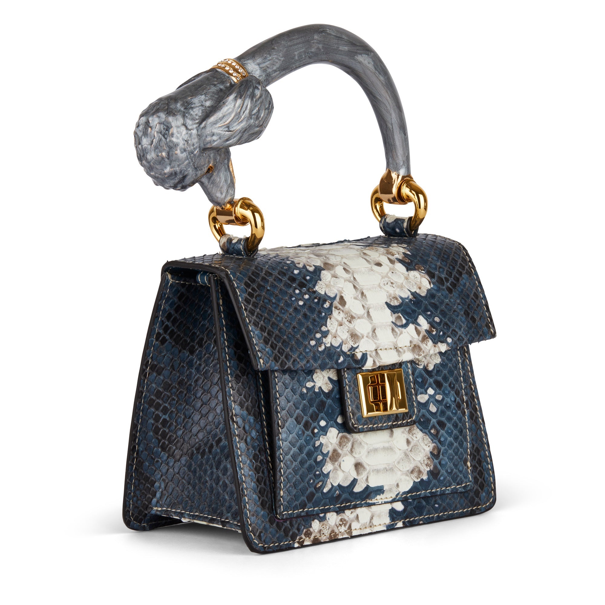 Allysa Payne The Melrose Poodle Handle Handbag