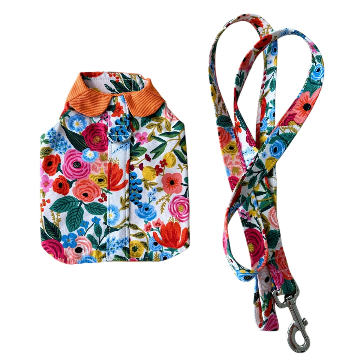 Heads or Tails Pup Floral Burst Dog Leash