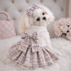 Heads or Tails Pup Metropolitan Tweed Couture Dog Dress