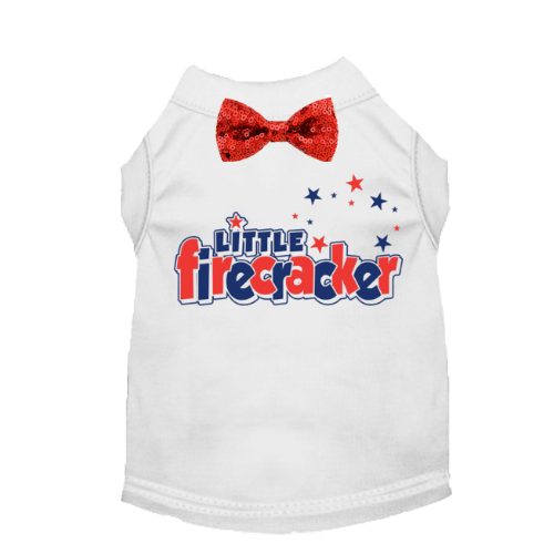Firecracker Pup Dog Dress or T-Shirt