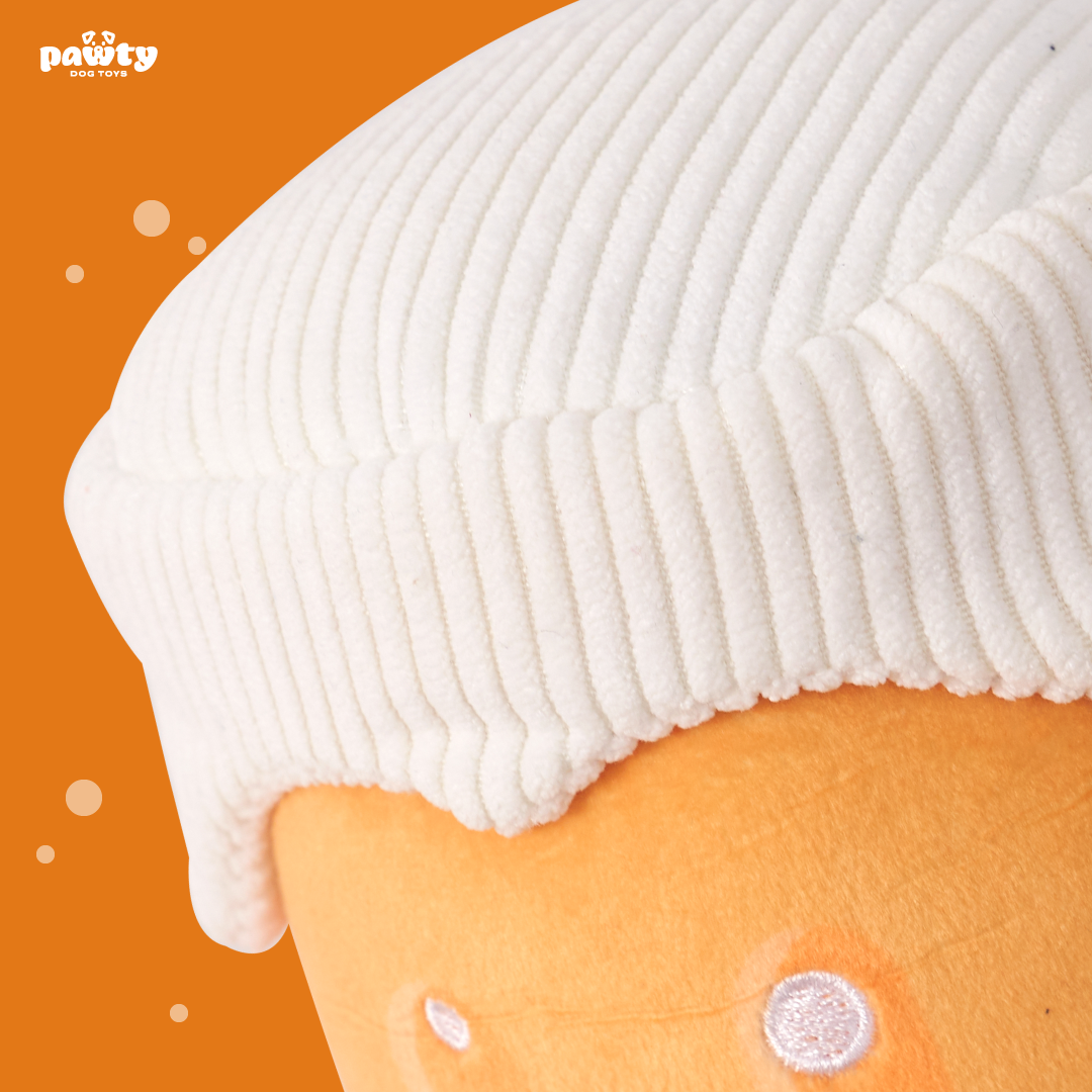 Pet Toy: PAWTY BEER PLUSH DOG TOY