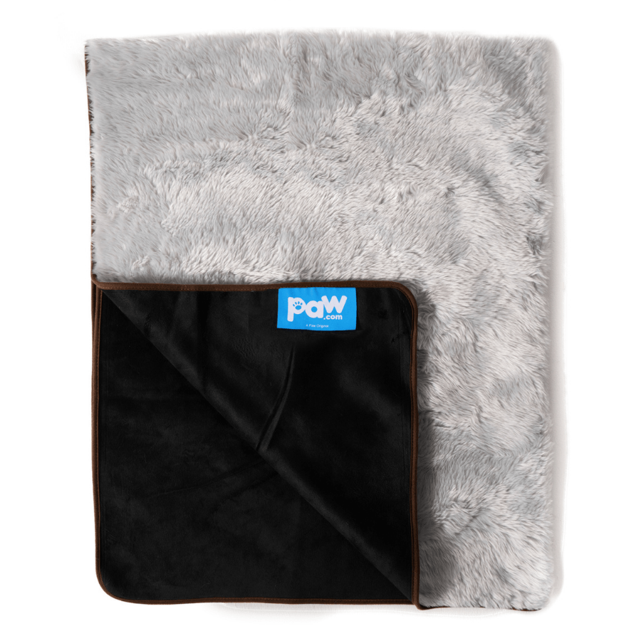 PupProtector Short Fur Waterproof Throw Blanket Grey