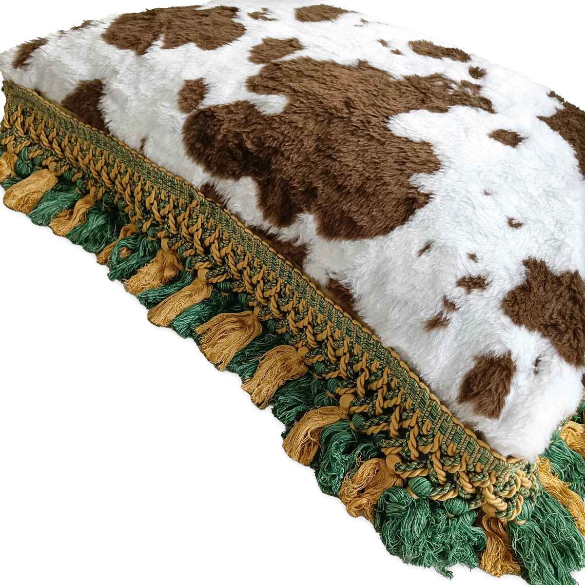 Mucca Texana Cow Print Luxury Pet Pillow Bed