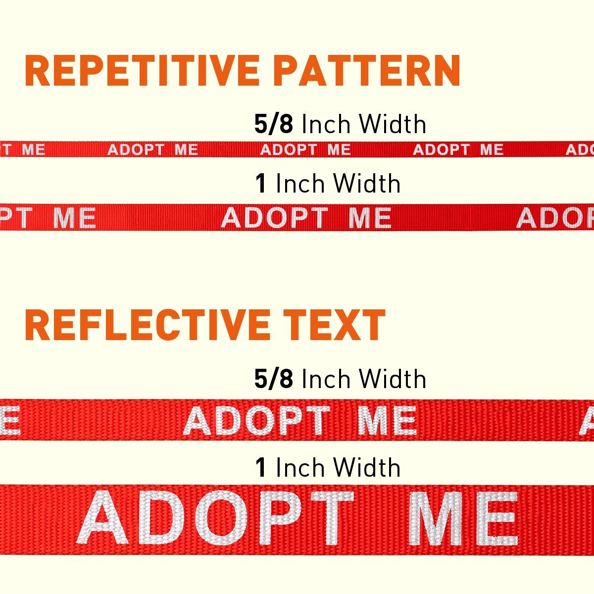 Dogline Reflective Nylon Dog Leash