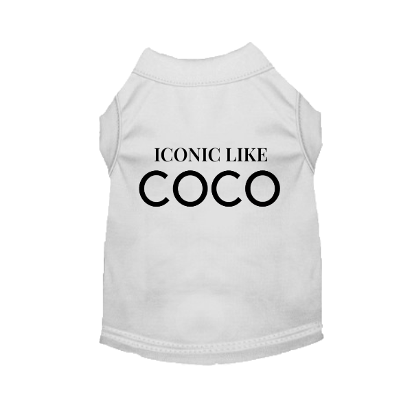 Iconic Like Coco Signature Dog T-Shirt