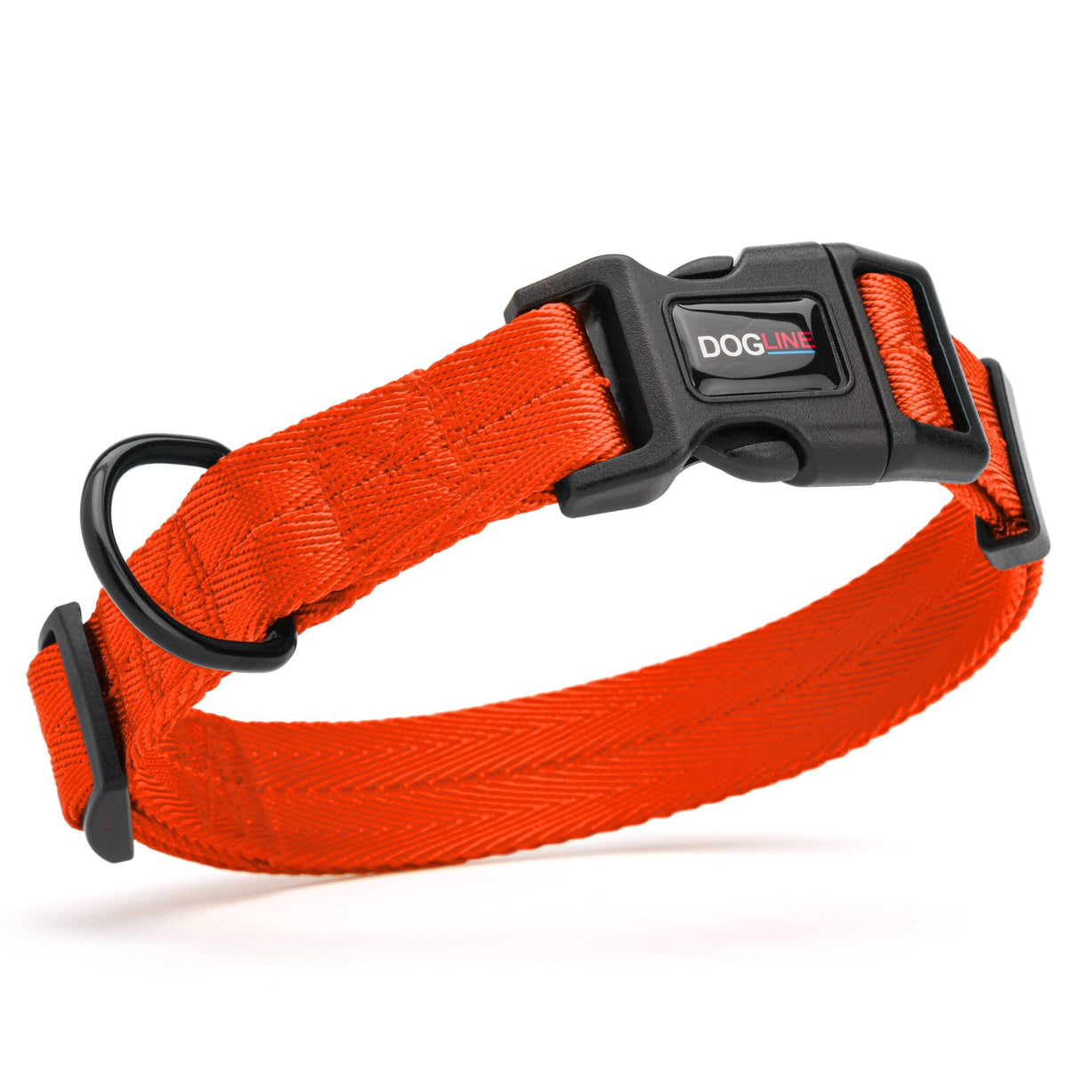 Dogline Nylon Flat Dog Collar