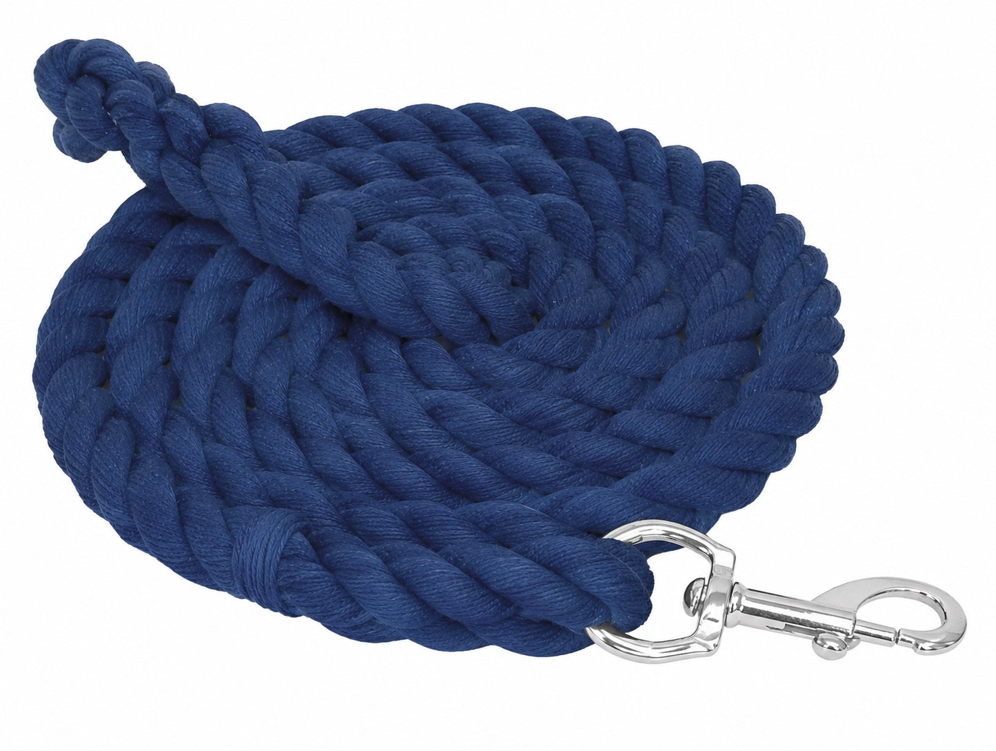 Gatsby Cotton 10ft Lead/Bolt Snap - Royal Blue - 10
