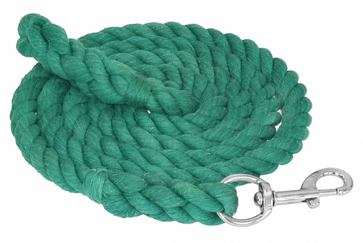 Gatsby Cotton 8ft Lead with Bolt Snap - Teal - 8
