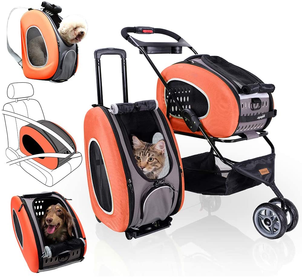 5-in-1 Combo EVA  Pet Carrier/Stroller (Luxury package)