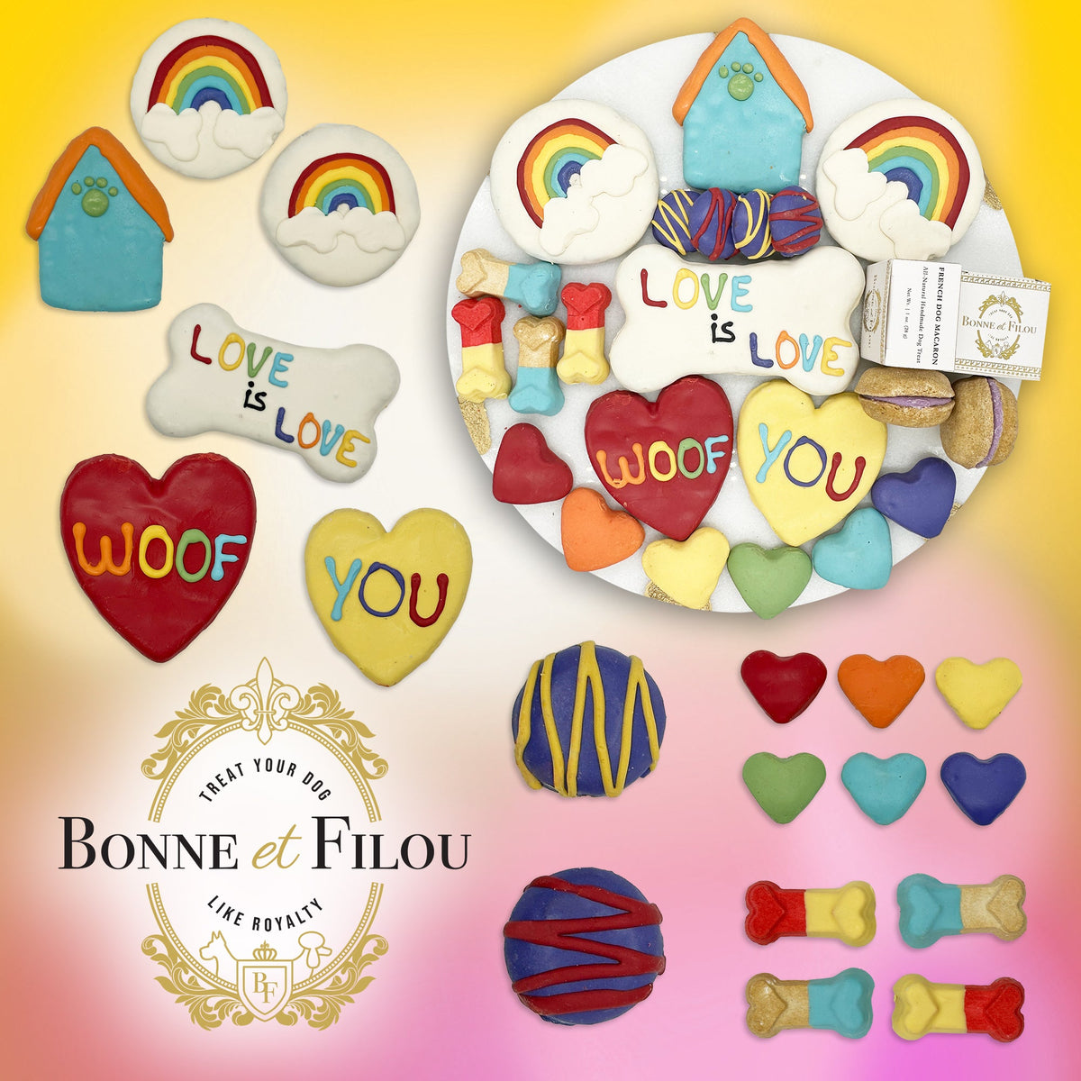 Bonne et Filou – Pride Dog Treat Gift Box