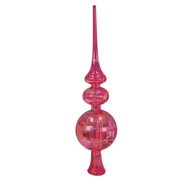 Old World Christmas: Retro Winter Blush Christmas Tree Topper