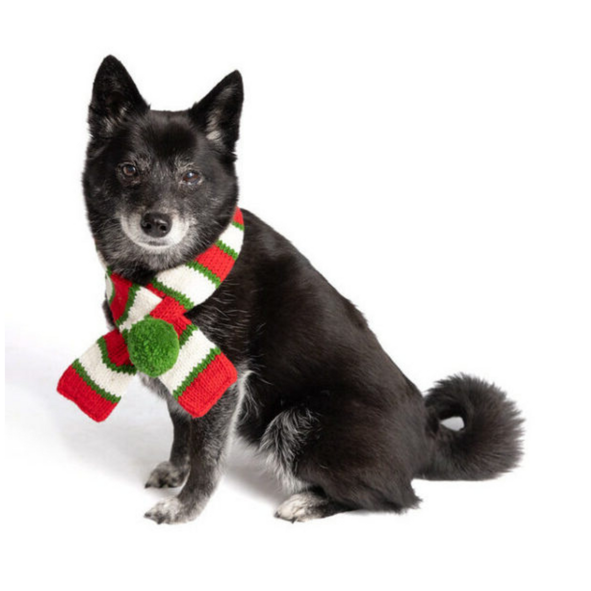Chilly Dog Christmas Wool Pet Scarf