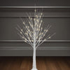3 Lit Winter White Birch Tree