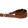 Modern Style Earth Brown Leather Leash