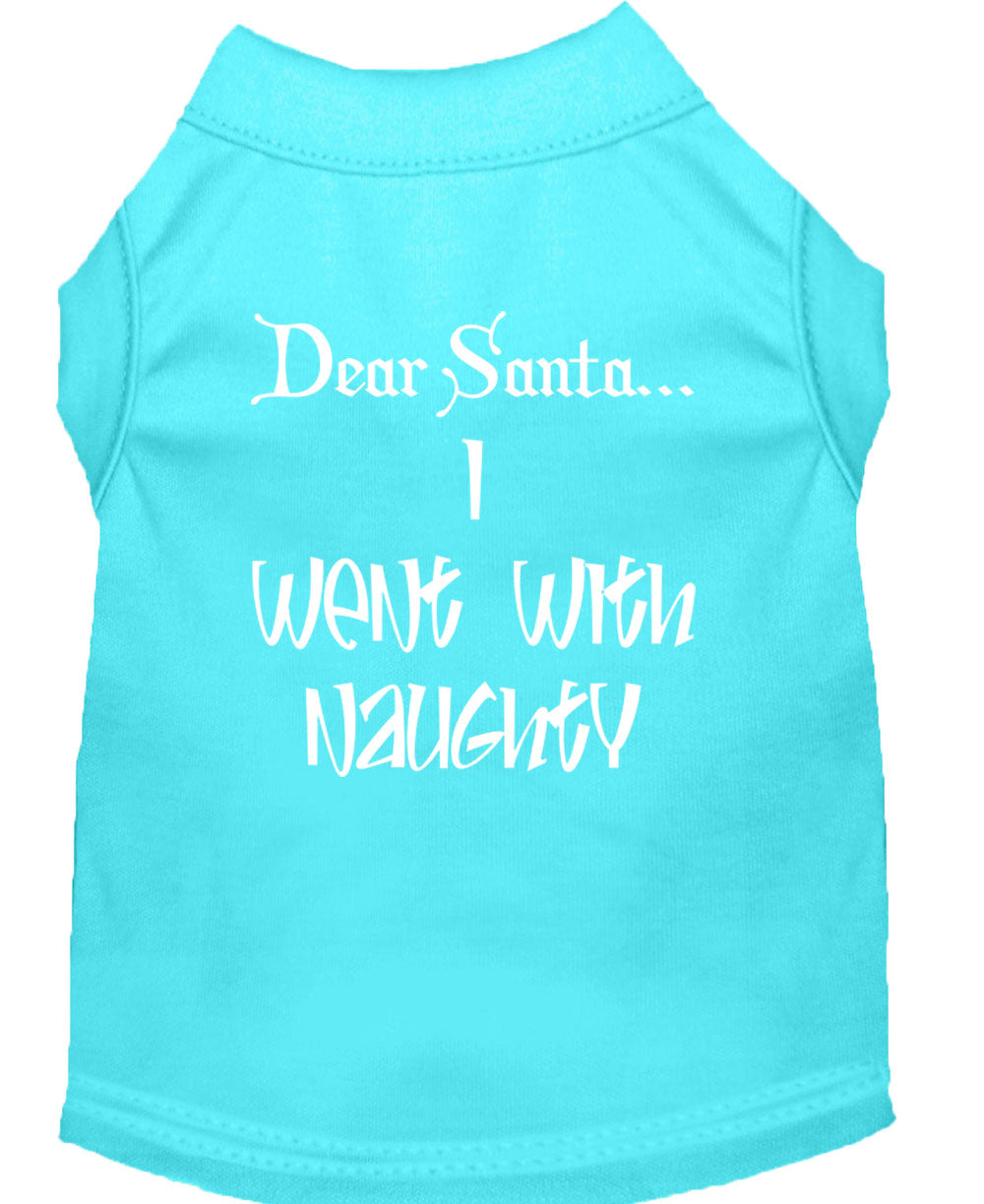 As You Wish Apparel – "Dear Santa, I Went With Naughty" Christmas Pet Shirt