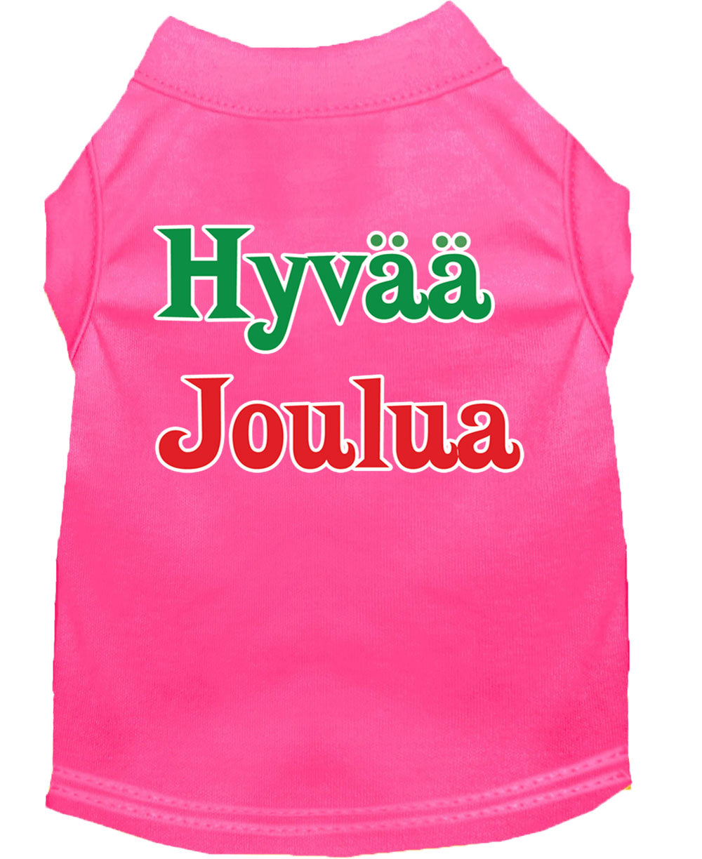 As You Wish Apparel – "Hyvaa Joulua" Christmas Pet Shirt