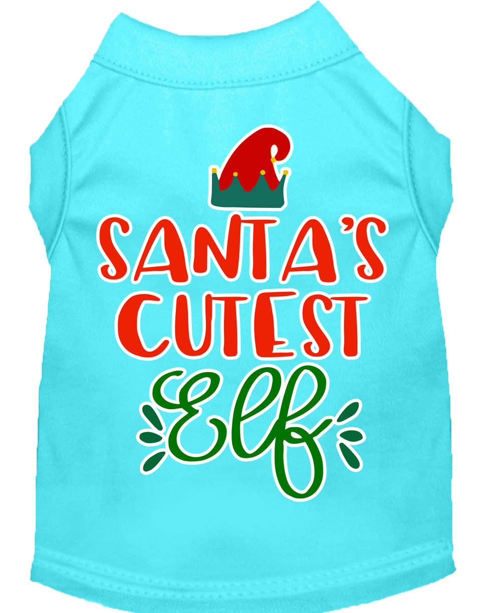 As You Wish Apparel – "Santas Cutest Elf" Christmas Pet Shirt