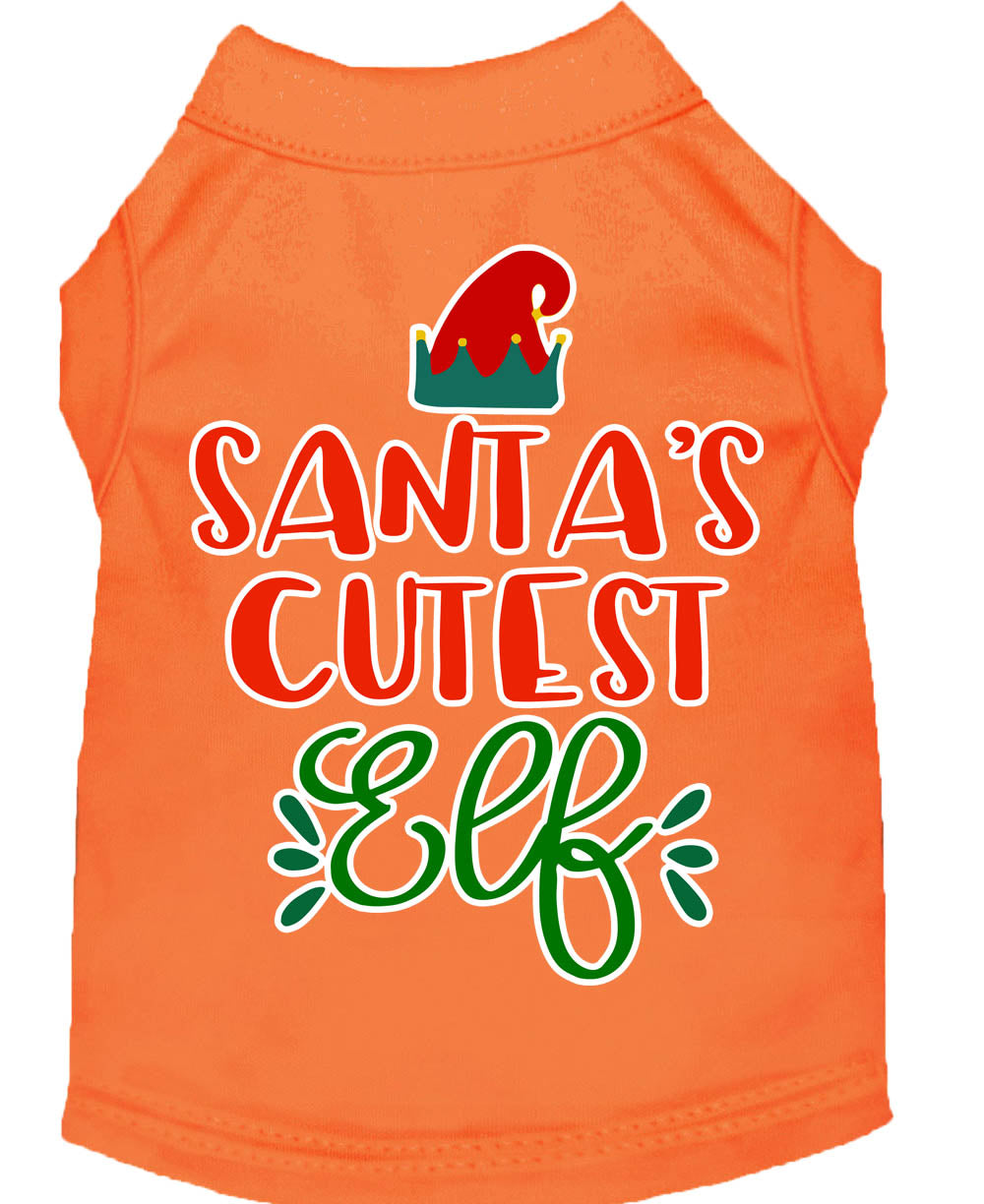 As You Wish Apparel – "Santas Cutest Elf" Christmas Pet Shirt