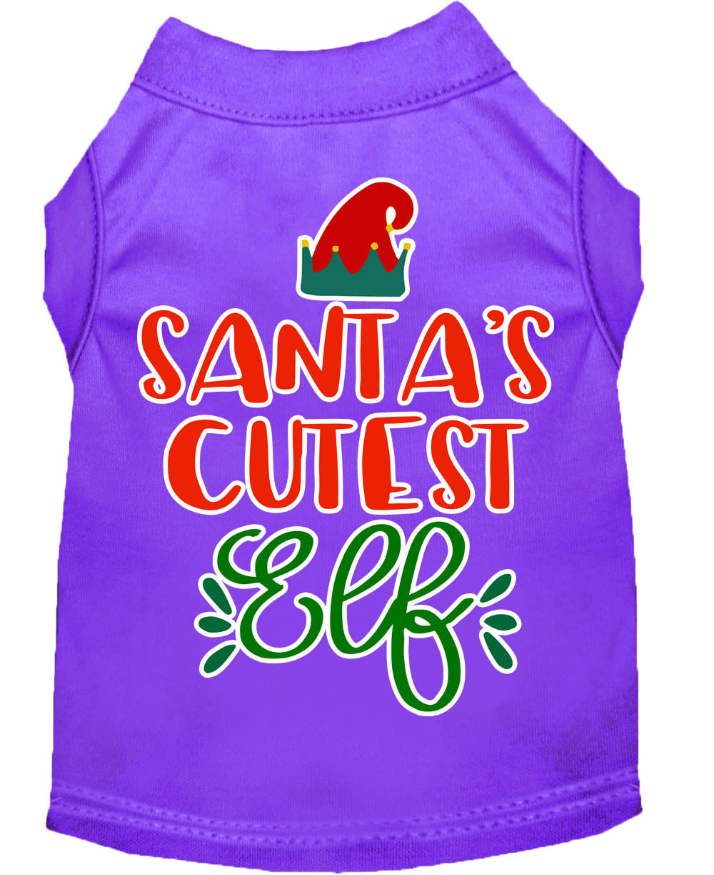 As You Wish Apparel – "Santas Cutest Elf" Christmas Pet Shirt