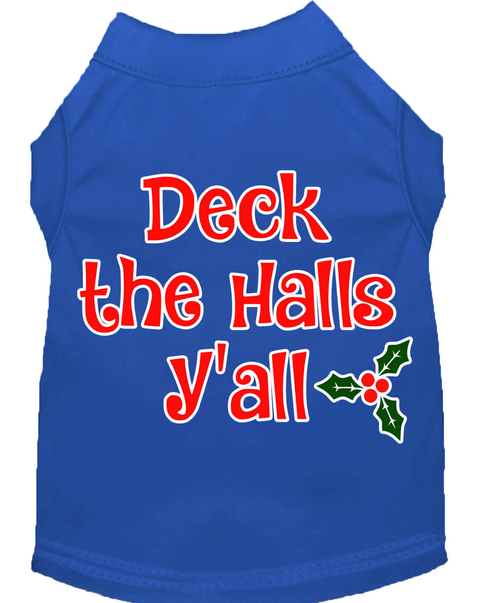 As You Wish Apparel – "Deck The Halls, Yall" Christmas Pet Shirt
