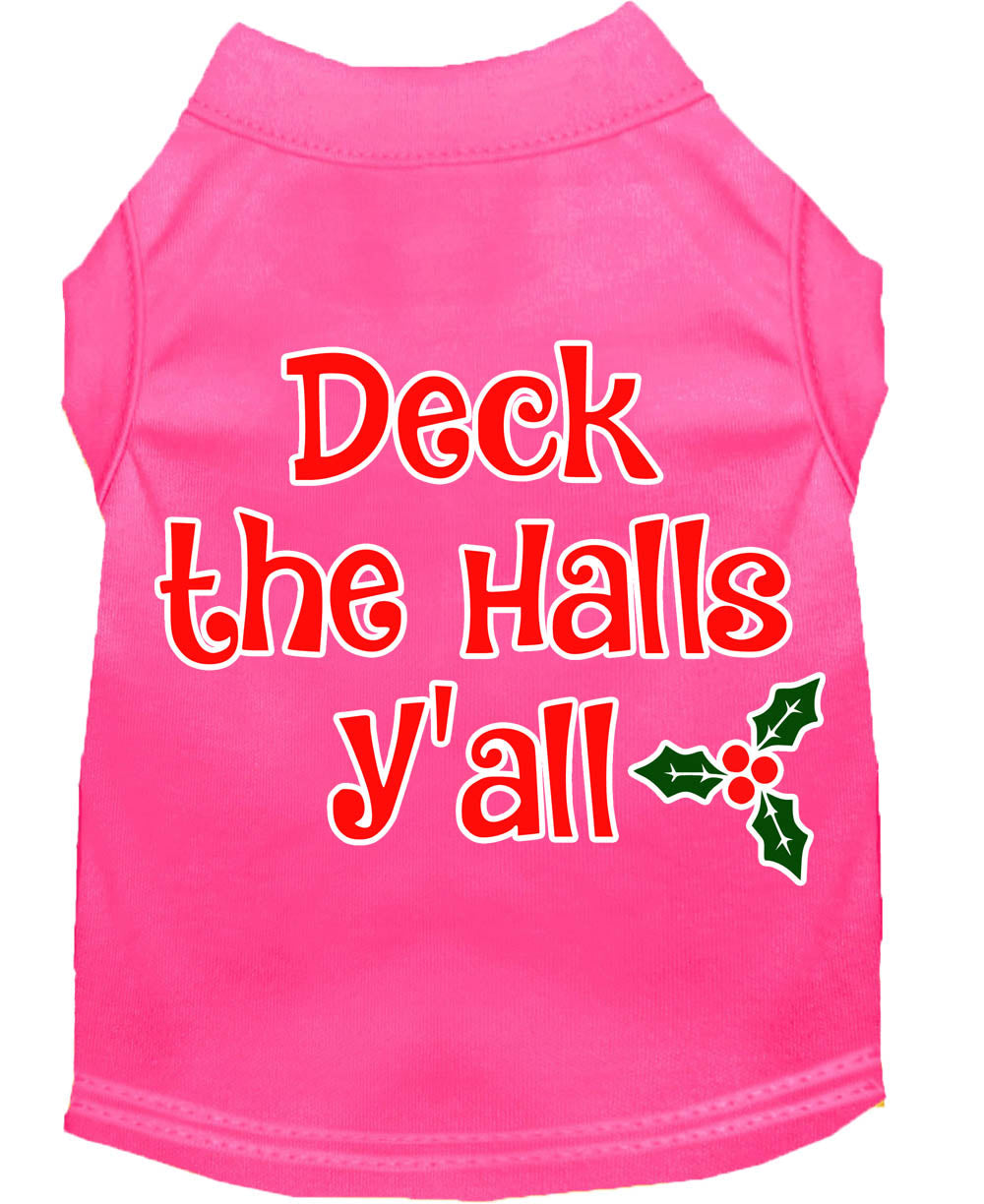 As You Wish Apparel – "Deck The Halls, Yall" Christmas Pet Shirt
