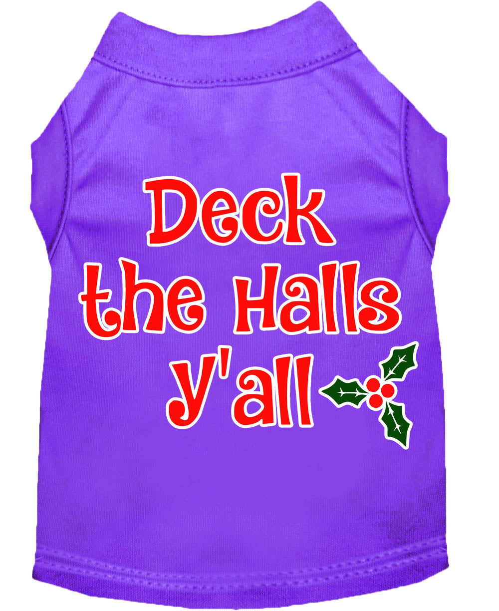 As You Wish Apparel – "Deck The Halls, Yall" Christmas Pet Shirt