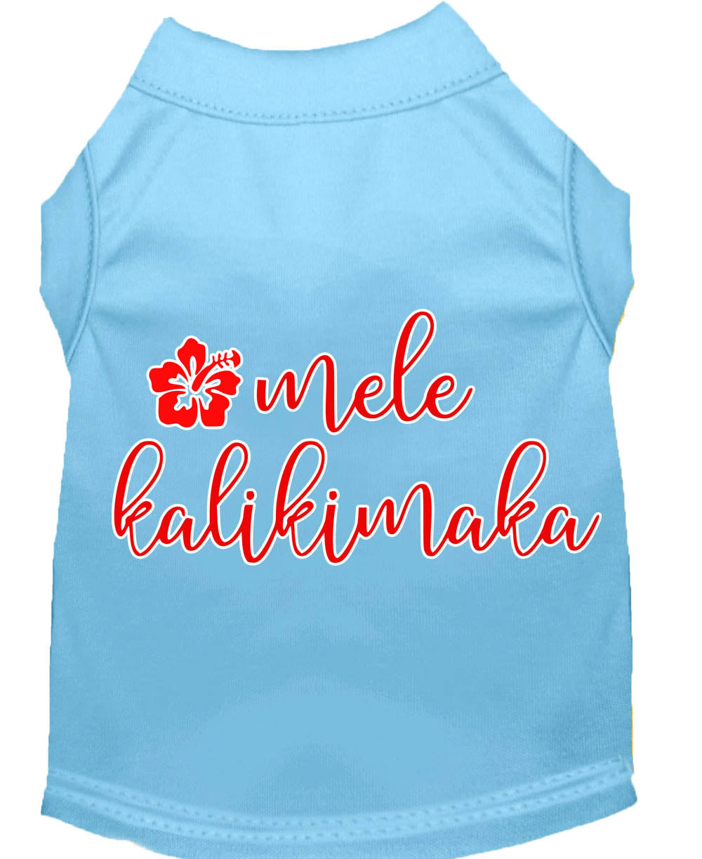 As You Wish Apparel – "Mele Kalikimaka" Christmas Pet Shirt