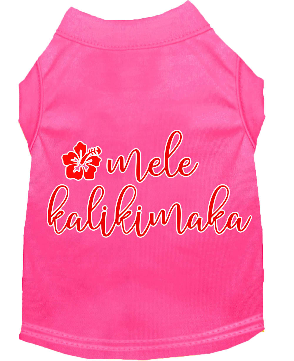 As You Wish Apparel – "Mele Kalikimaka" Christmas Pet Shirt