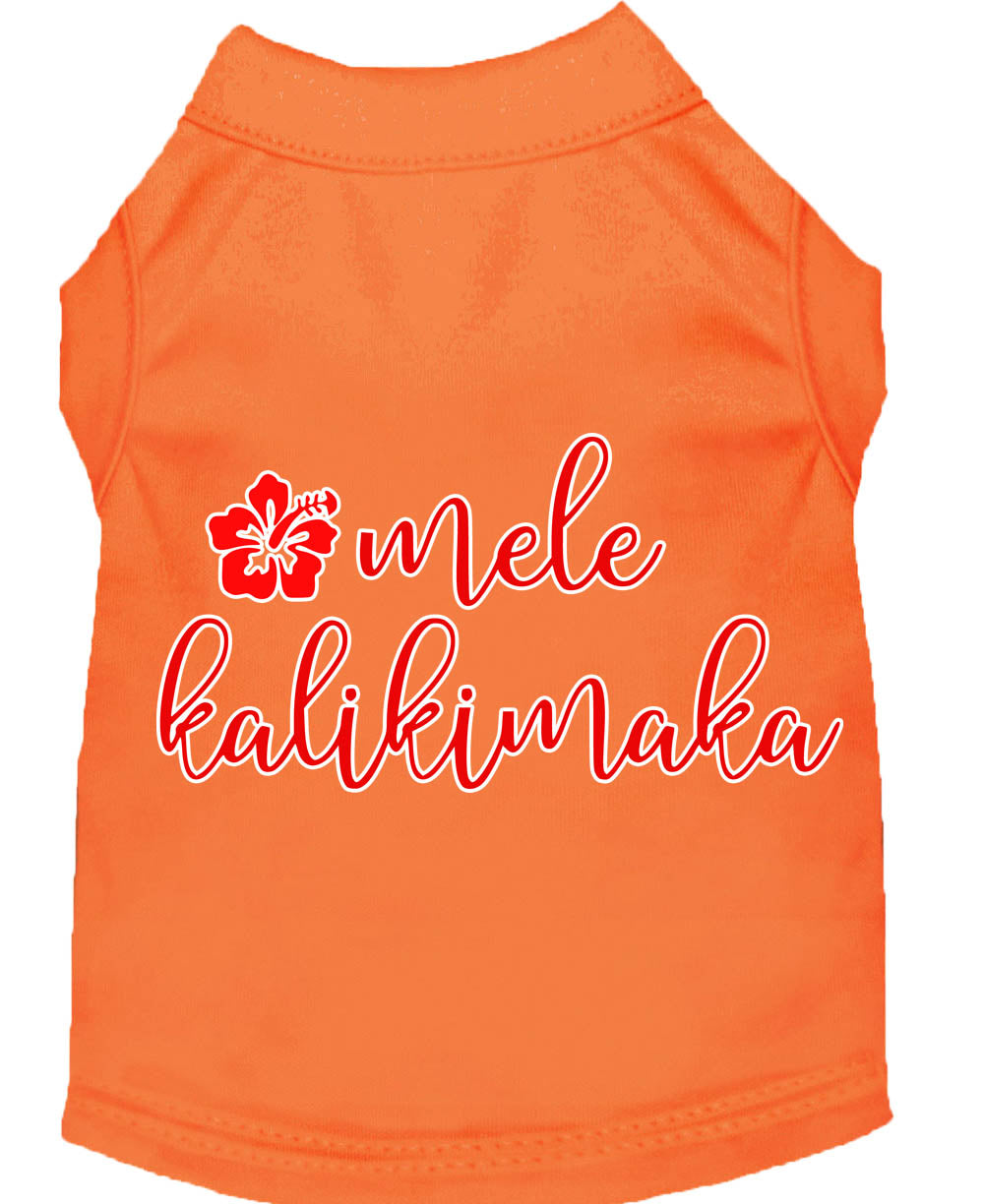 As You Wish Apparel – "Mele Kalikimaka" Christmas Pet Shirt