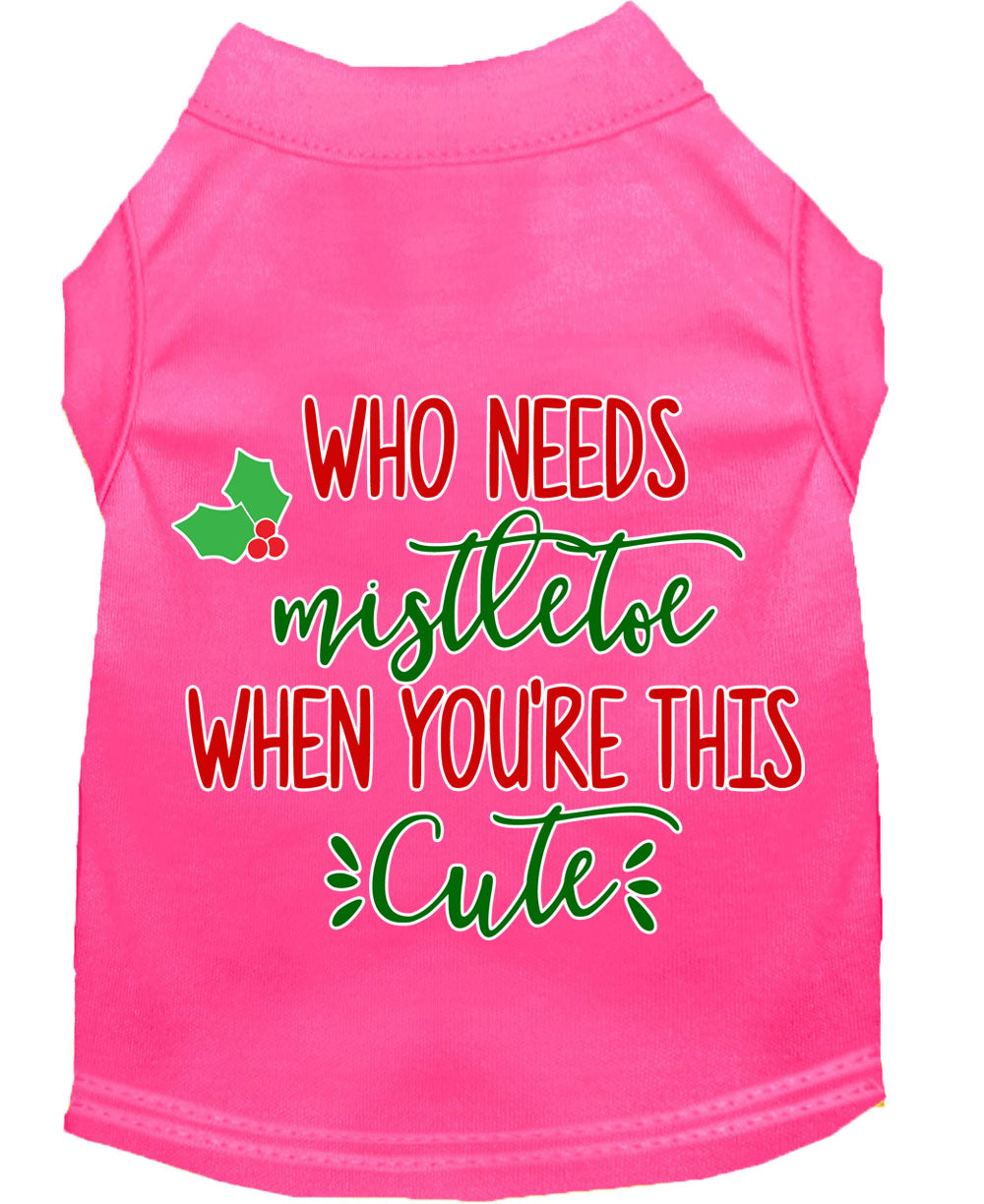 As You Wish Apparel – "Who Needs Mistletoe" Christmas Pet Shirt