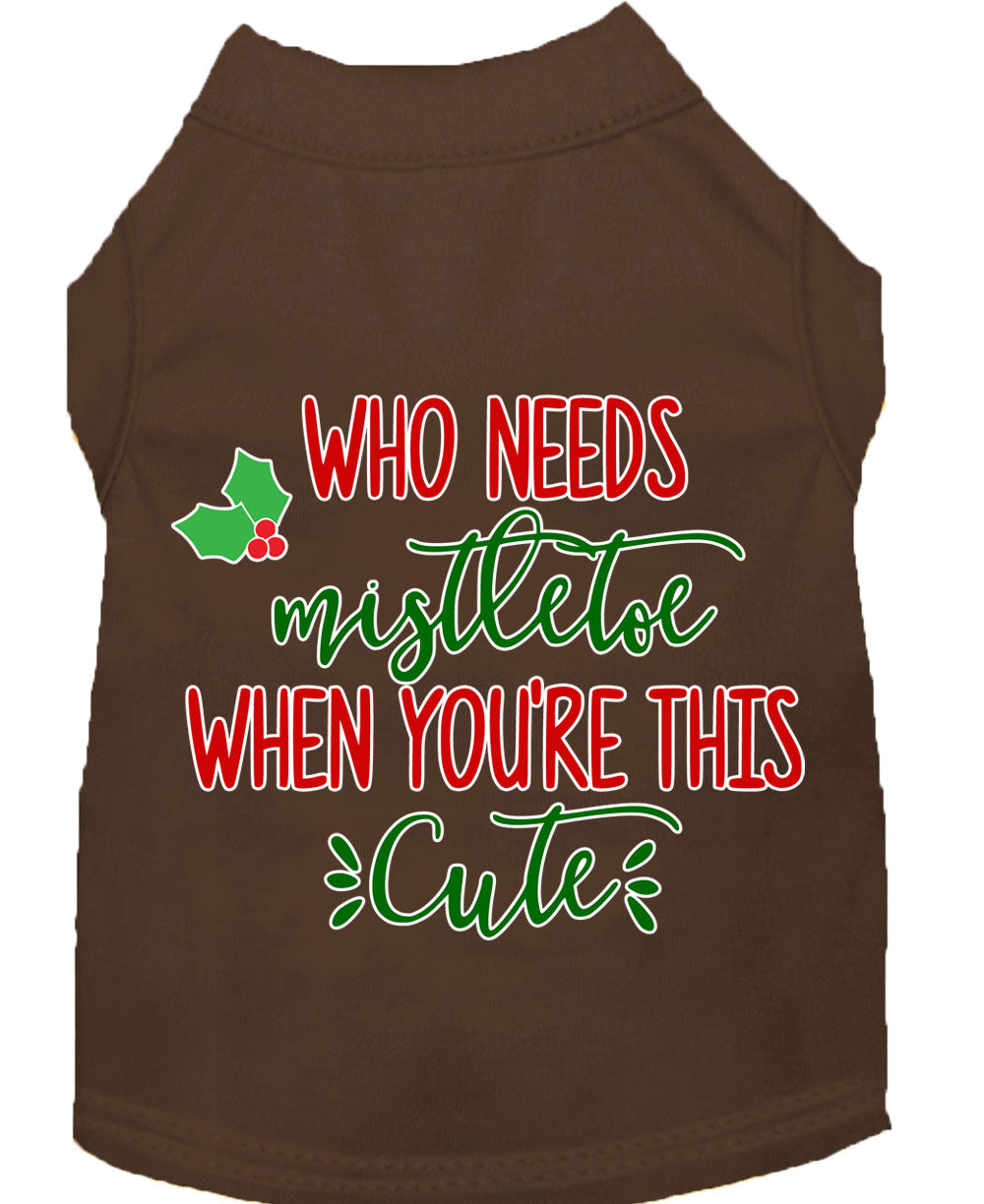 As You Wish Apparel – "Who Needs Mistletoe" Christmas Pet Shirt