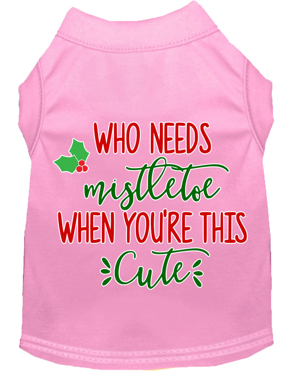 As You Wish Apparel – "Who Needs Mistletoe" Christmas Pet Shirt