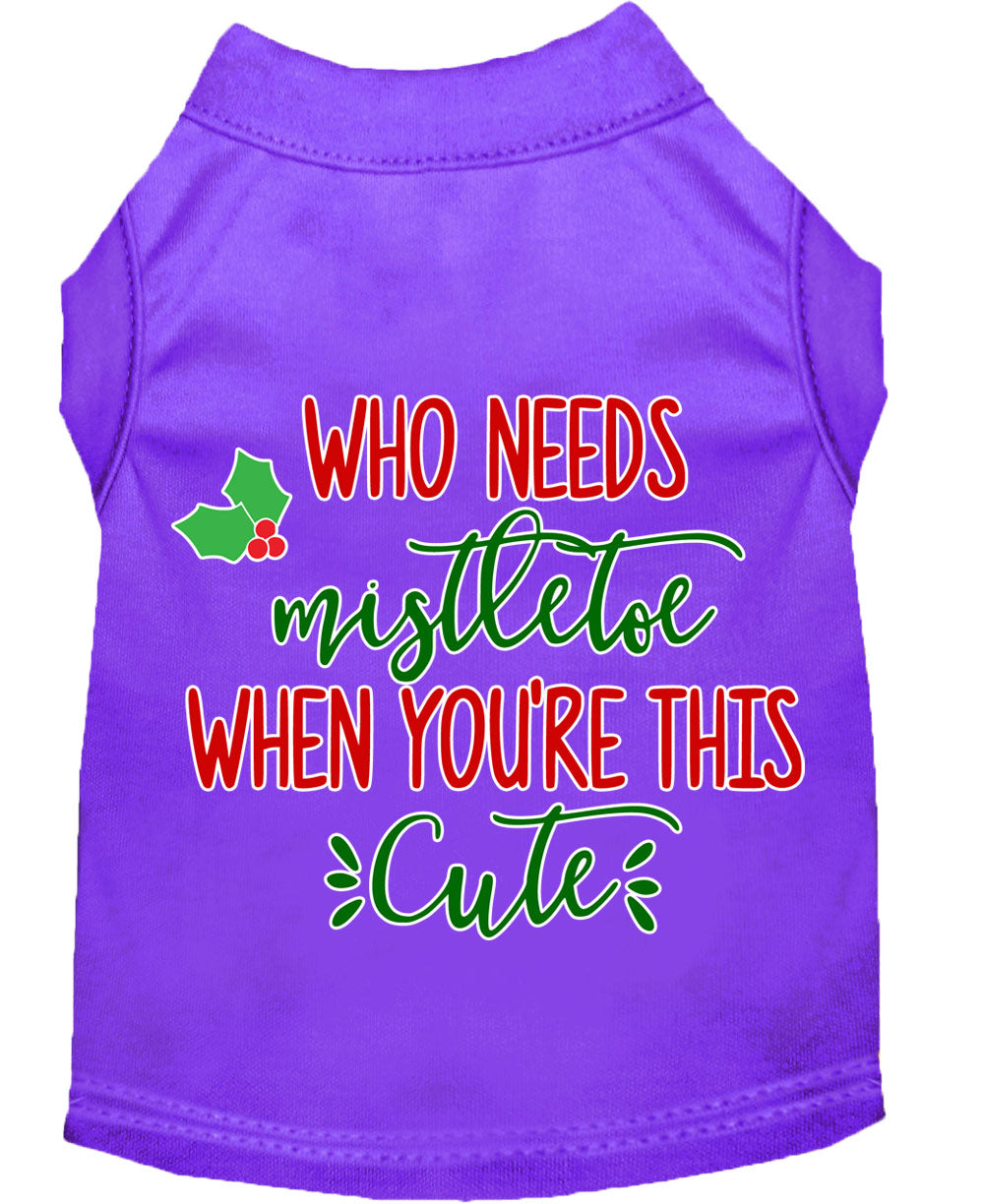 As You Wish Apparel – "Who Needs Mistletoe" Christmas Pet Shirt