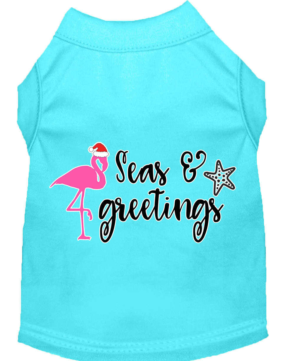 As You Wish Apparel – "Seas and Greetings" Christmas Pet Shirt