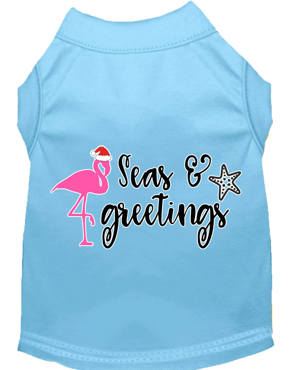 As You Wish Apparel – "Seas and Greetings" Christmas Pet Shirt