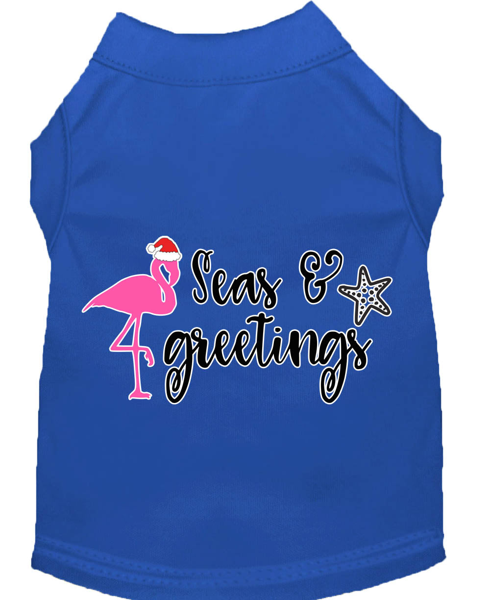 As You Wish Apparel – "Seas and Greetings" Christmas Pet Shirt