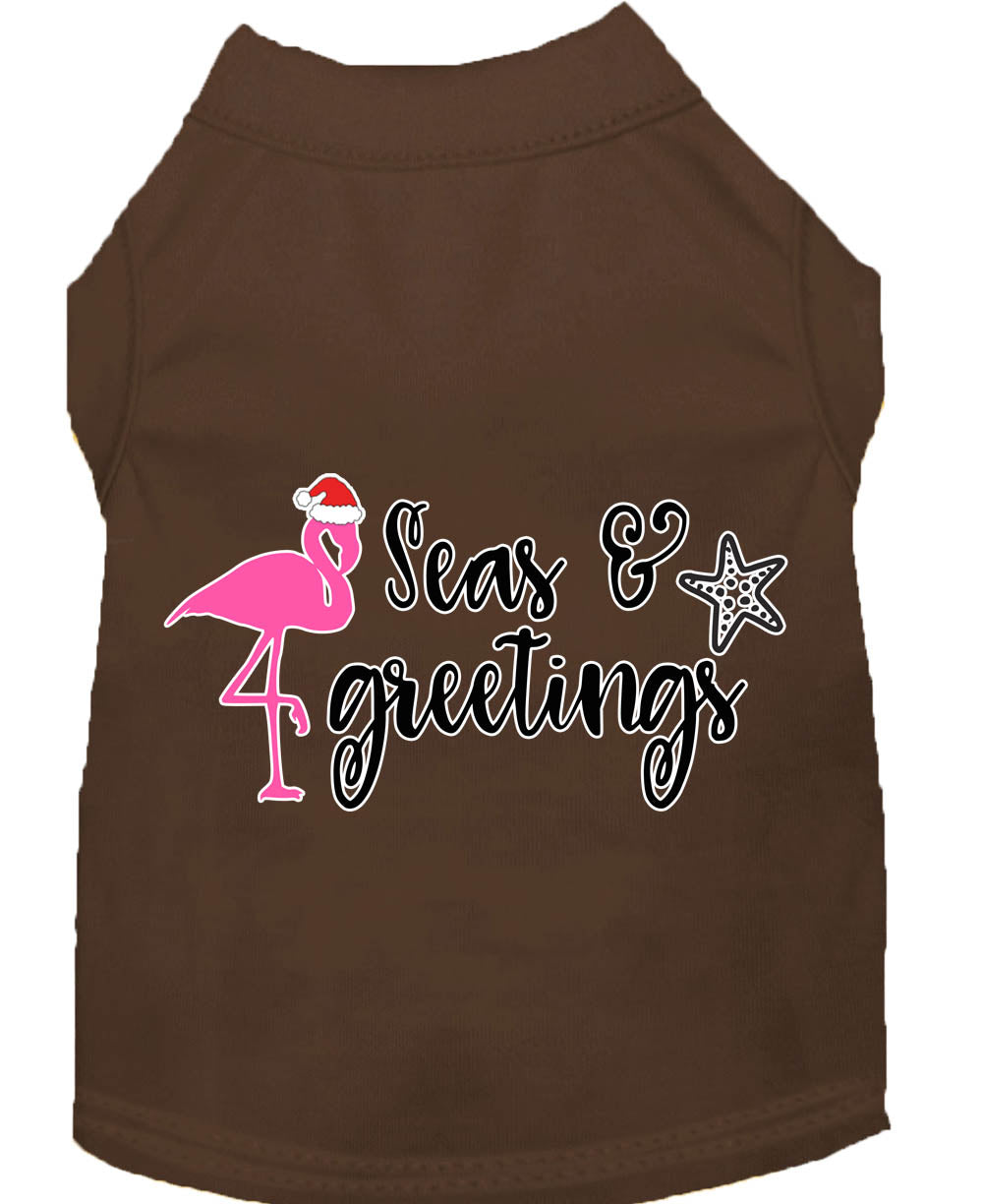 As You Wish Apparel – "Seas and Greetings" Christmas Pet Shirt