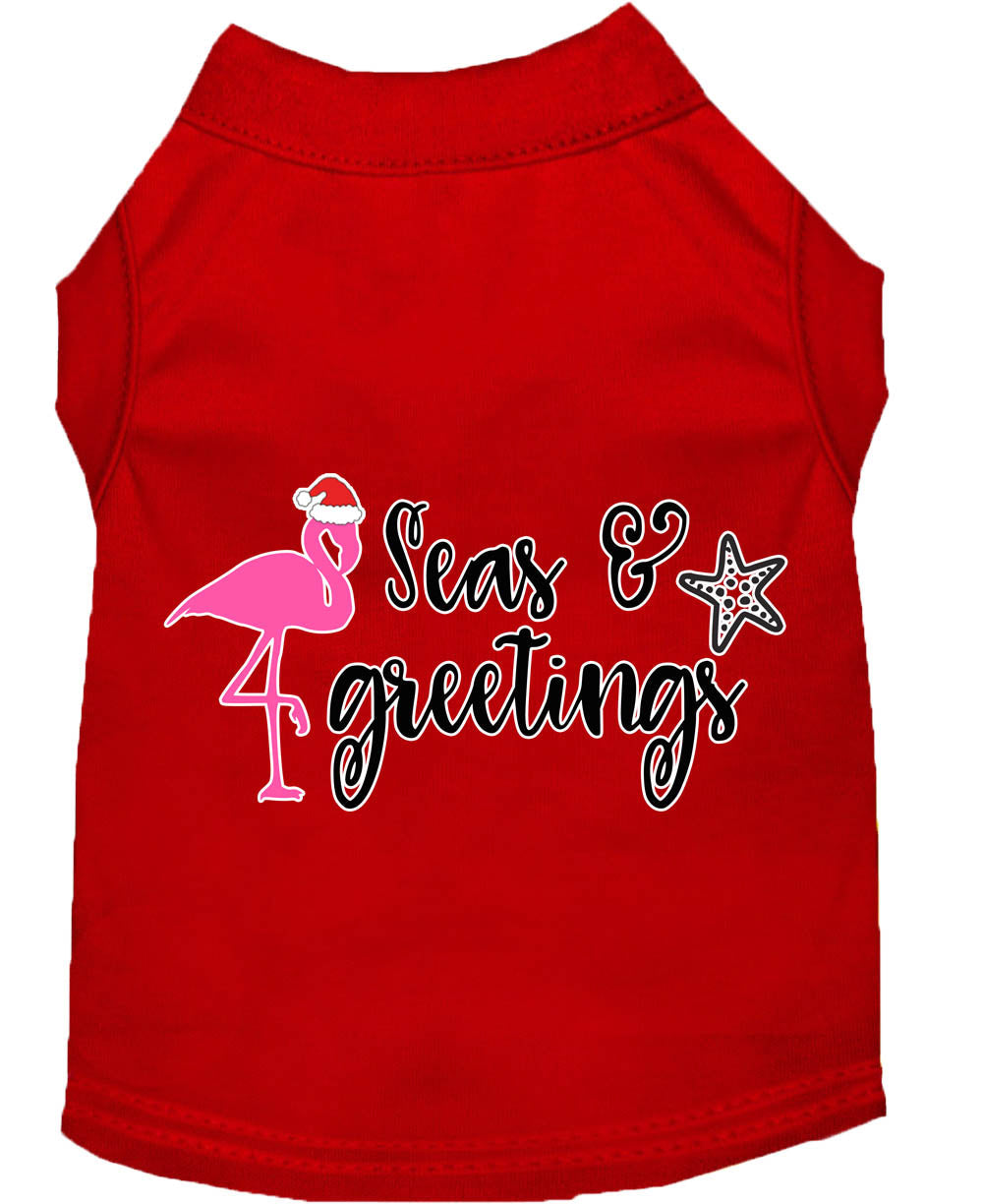 As You Wish Apparel – "Seas and Greetings" Christmas Pet Shirt
