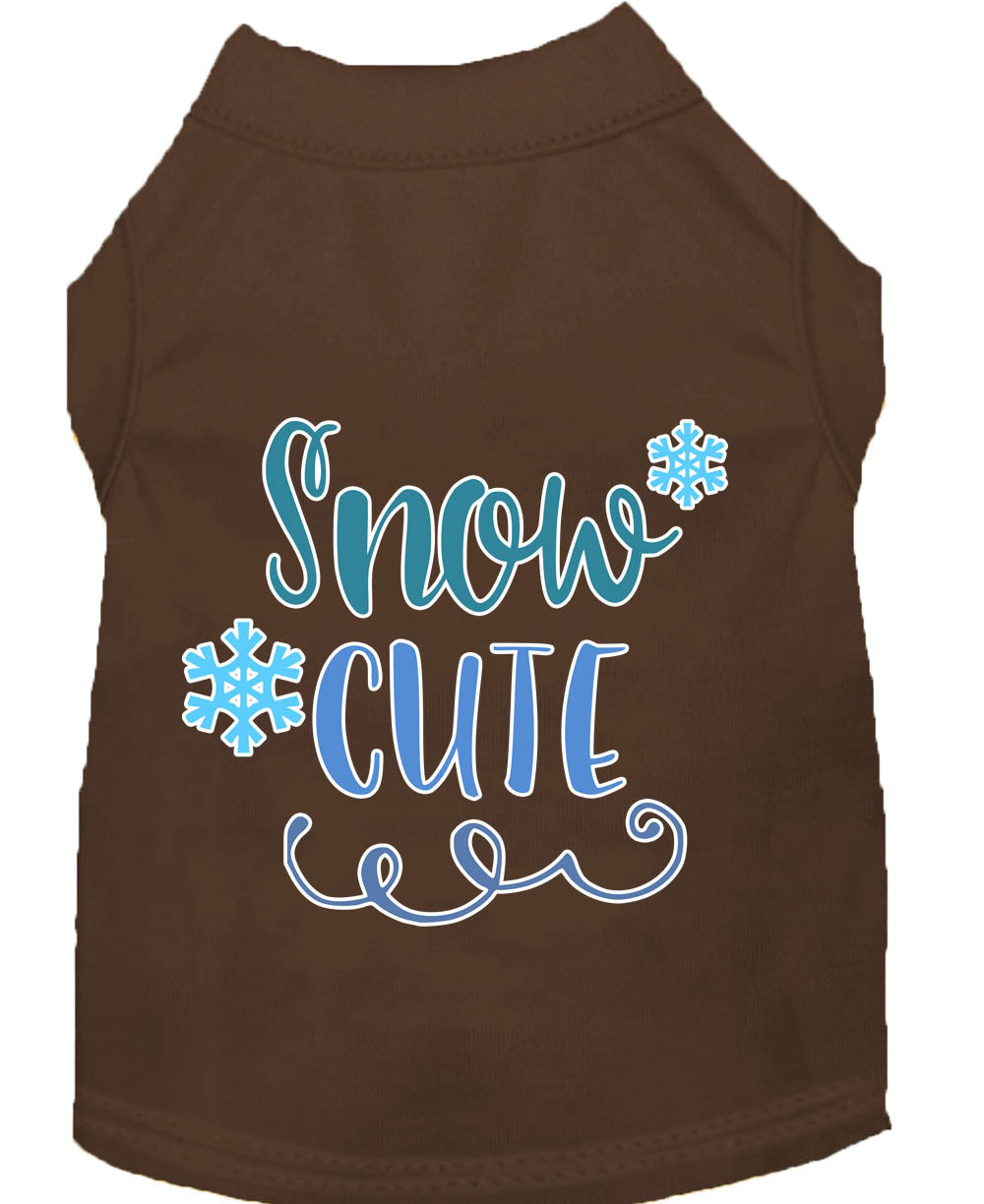 As You Wish Apparel – "Snow Cute" Christmas Pet Shirt