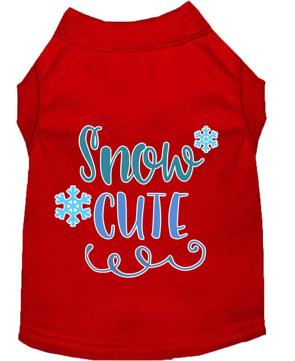 As You Wish Apparel – "Snow Cute" Christmas Pet Shirt