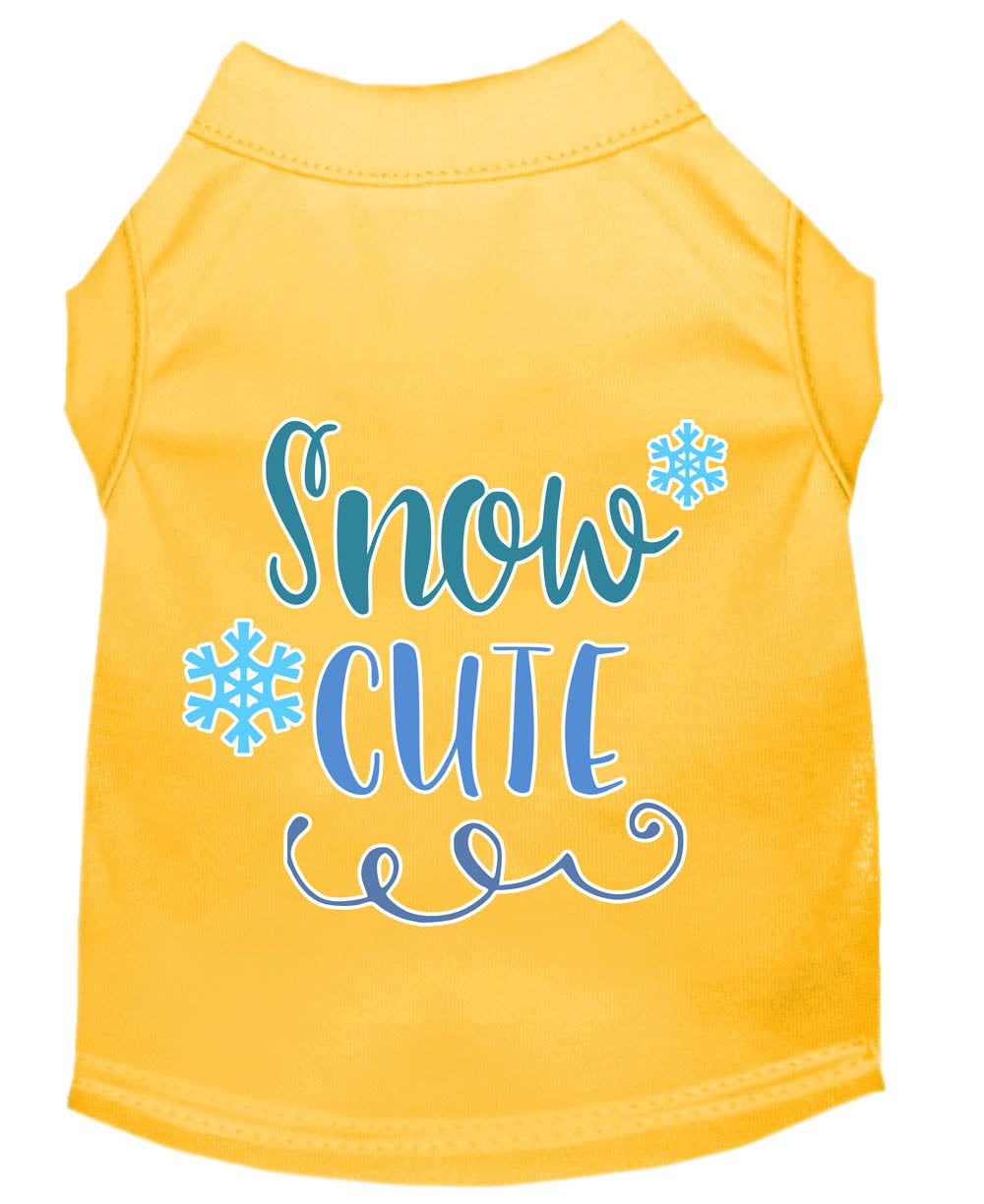 As You Wish Apparel – "Snow Cute" Christmas Pet Shirt