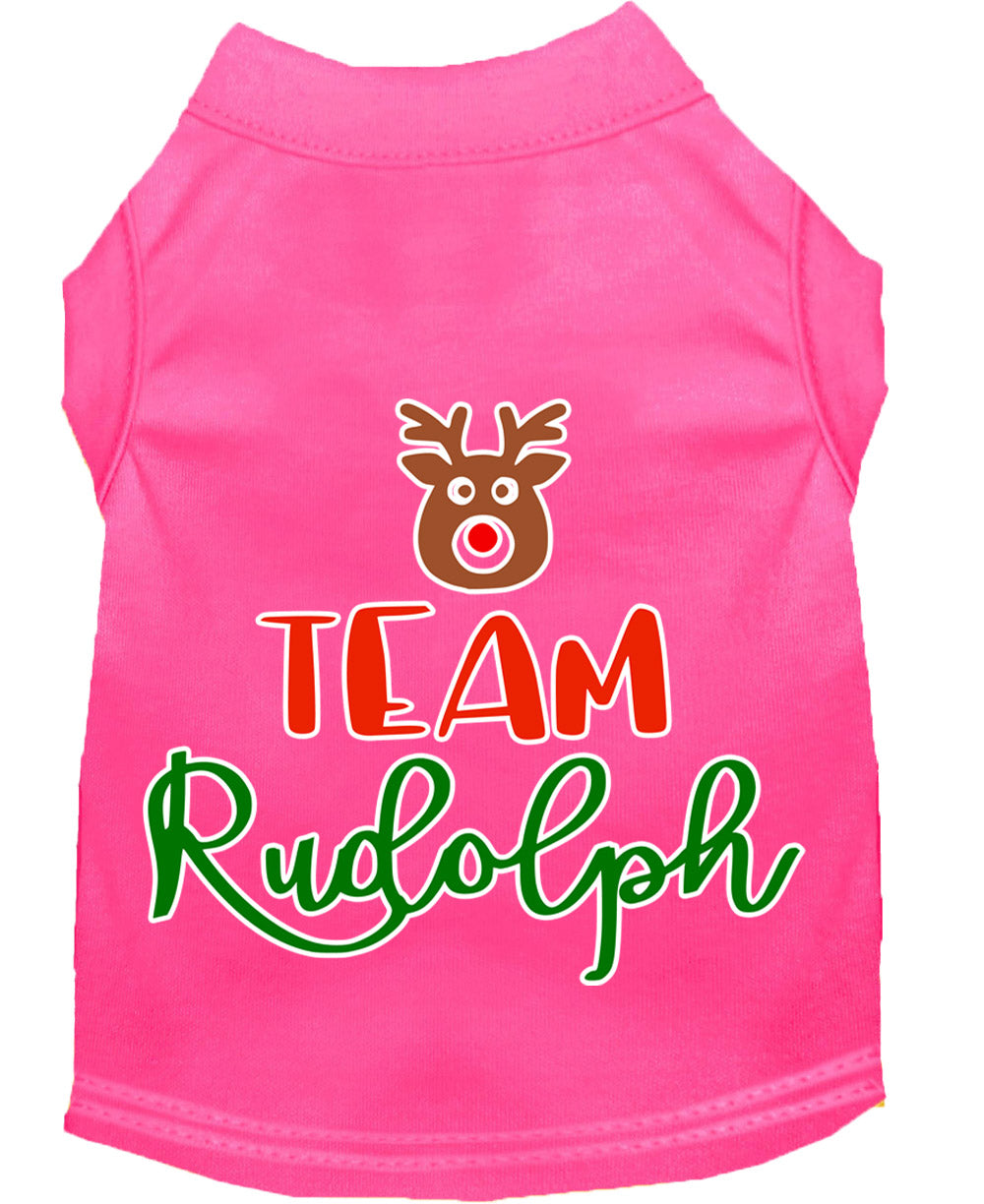 As You Wish Apparel – "Team Rudolph" Christmas Pet Shirt