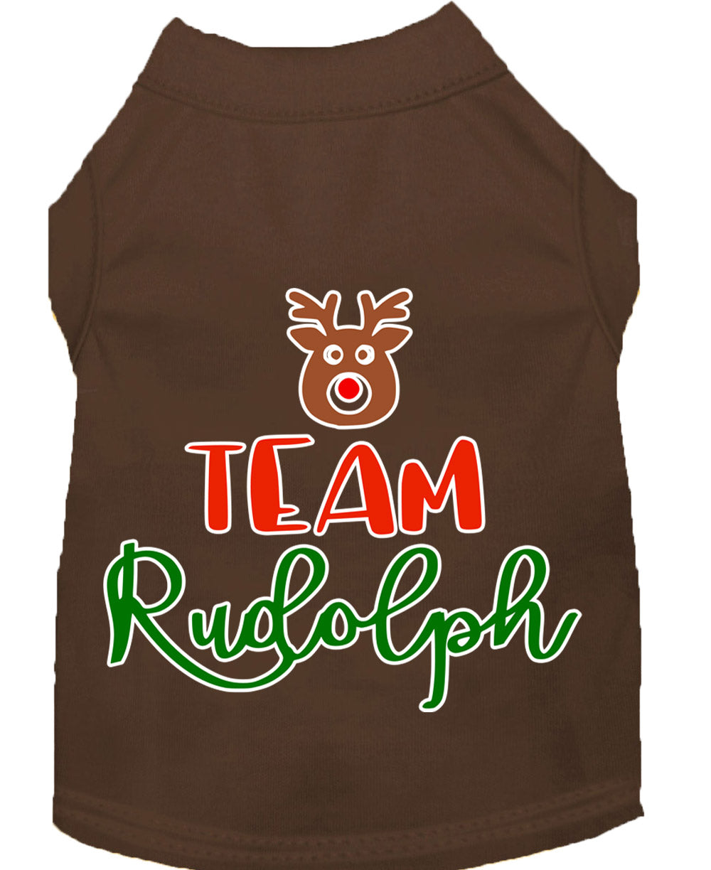 As You Wish Apparel – "Team Rudolph" Christmas Pet Shirt