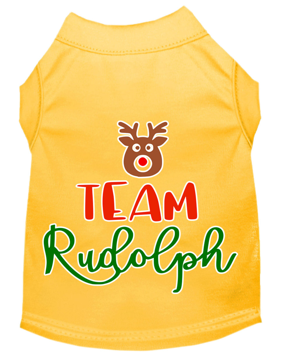 As You Wish Apparel – "Team Rudolph" Christmas Pet Shirt