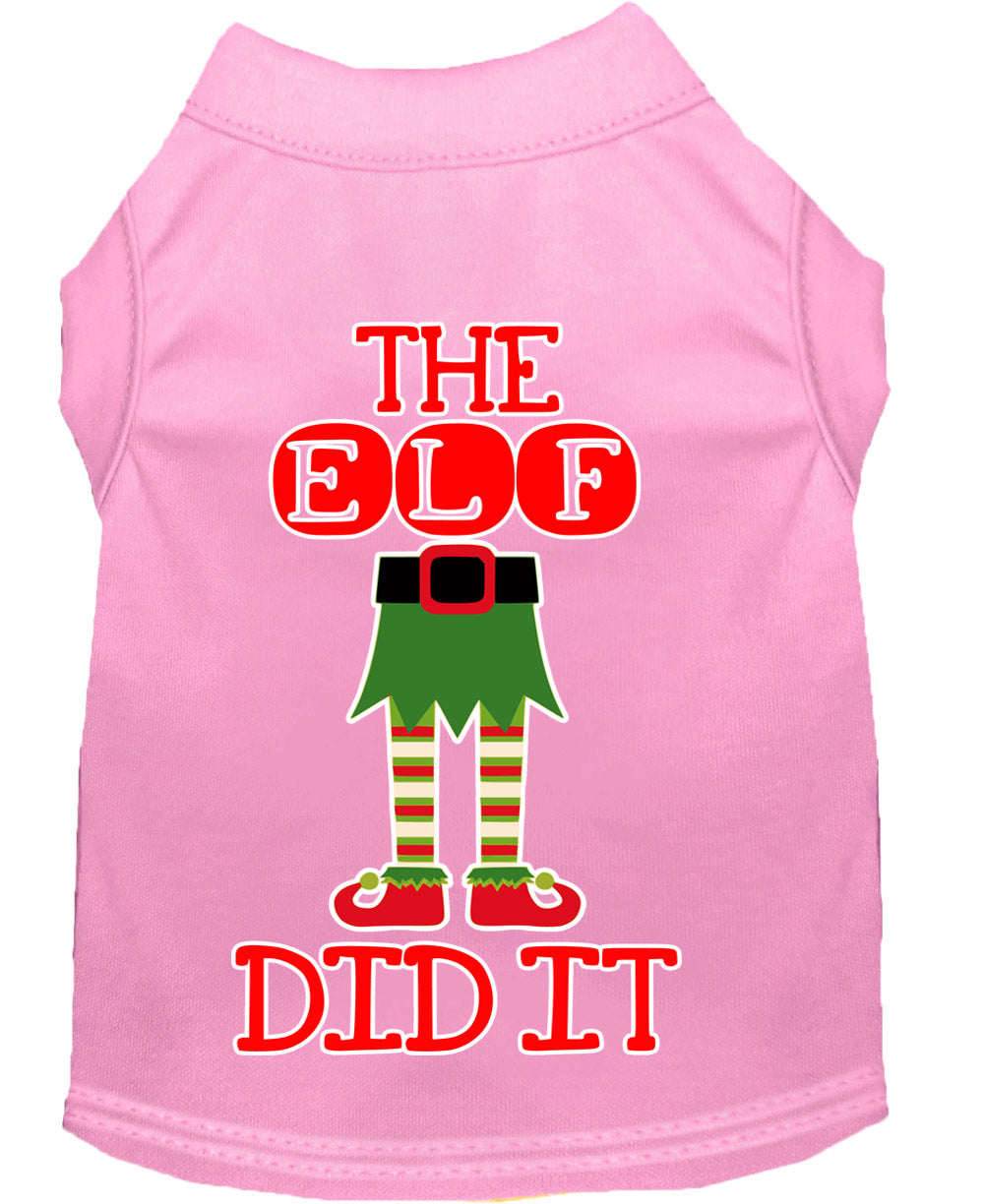As You Wish Apparel – "The Elf Did It" Christmas Pet Shirt