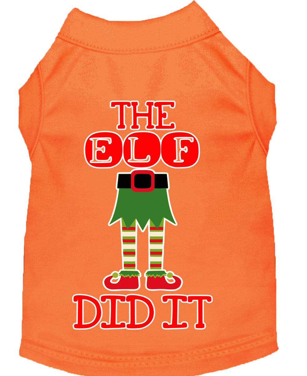 As You Wish Apparel – "The Elf Did It" Christmas Pet Shirt
