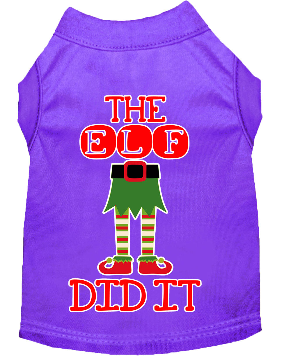 As You Wish Apparel – "The Elf Did It" Christmas Pet Shirt