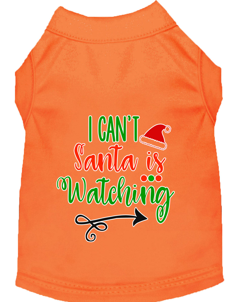As You Wish Apparel – "I Cant, Santa is Watching" Christmas Pet Shirt