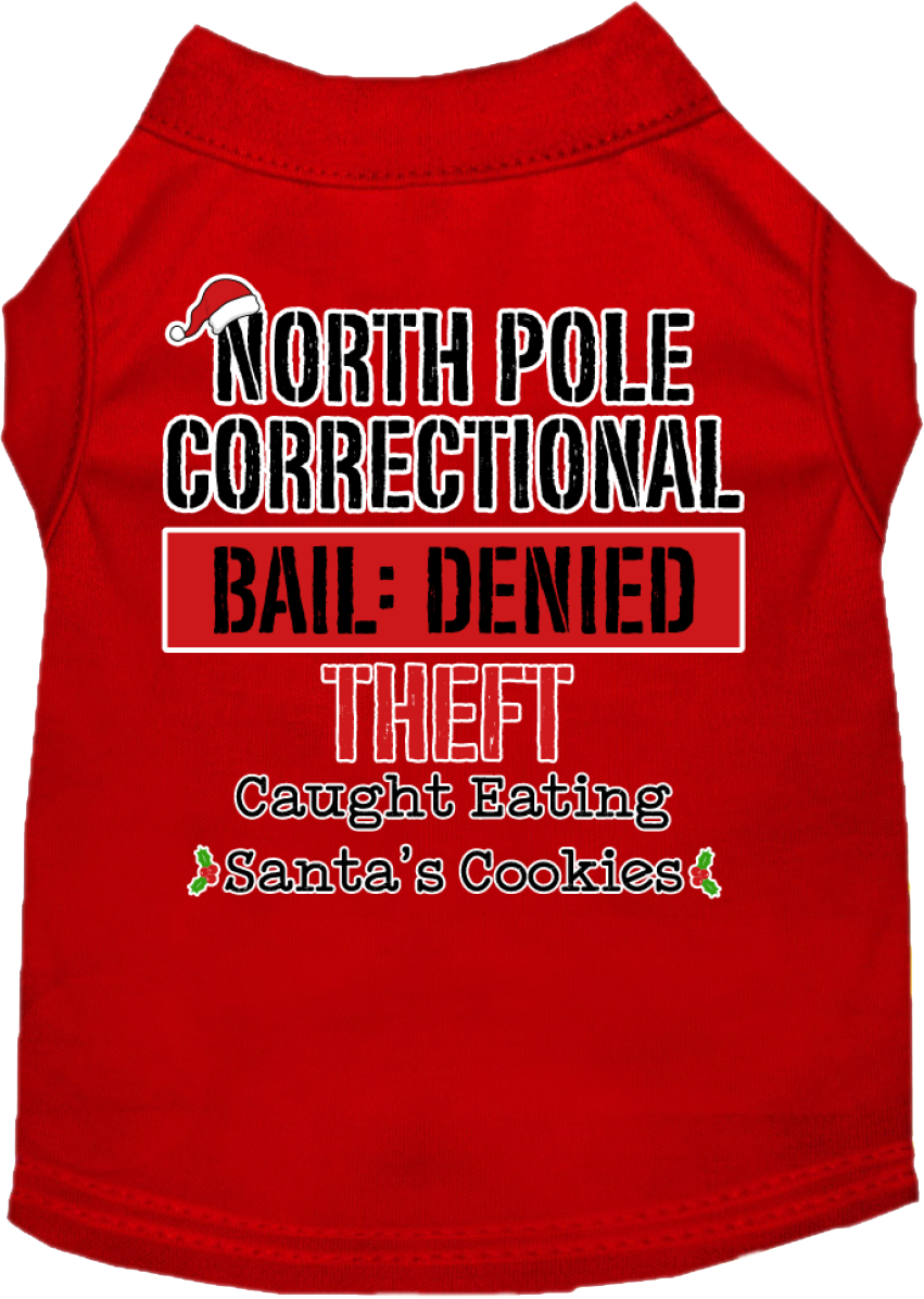 As You Wish Apparel – "North Pole Correctional" Christmas Pet Shirt